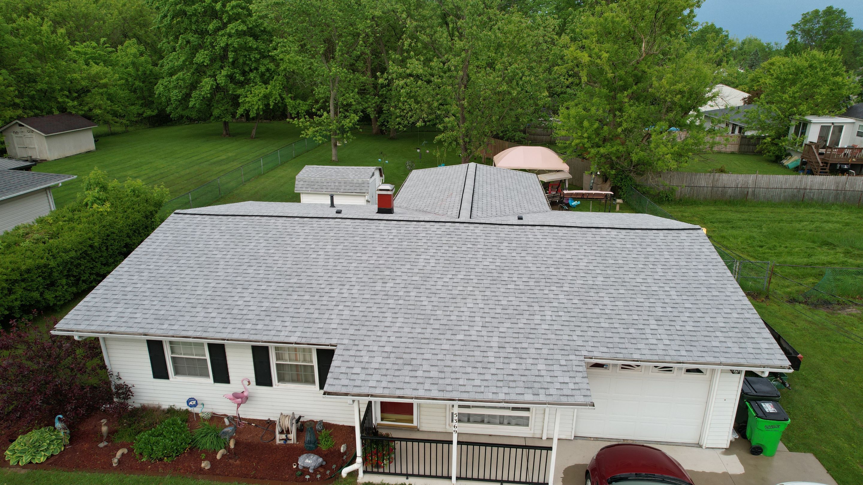 Atlas Pinnacle, Color, Oyster Shell, Drip Edge, Color, White by Eagle Eye Roofing