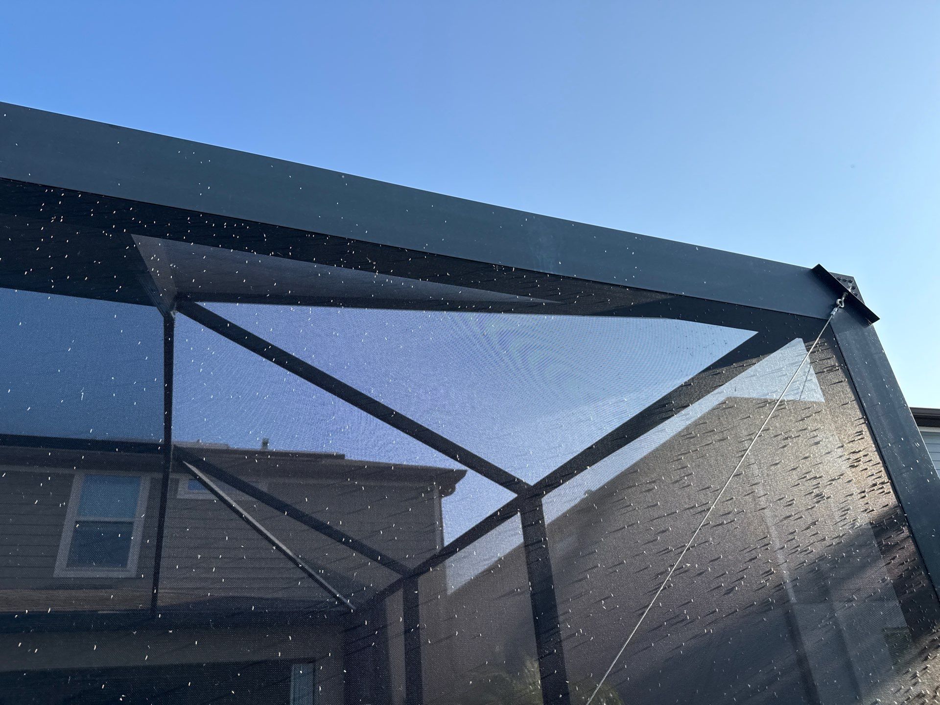 Roof Soft Wash, Pool Deck & Screen Enclosure Cleaning – Trevesta Community, Palmetto, FL by Sunshine AquaWash
