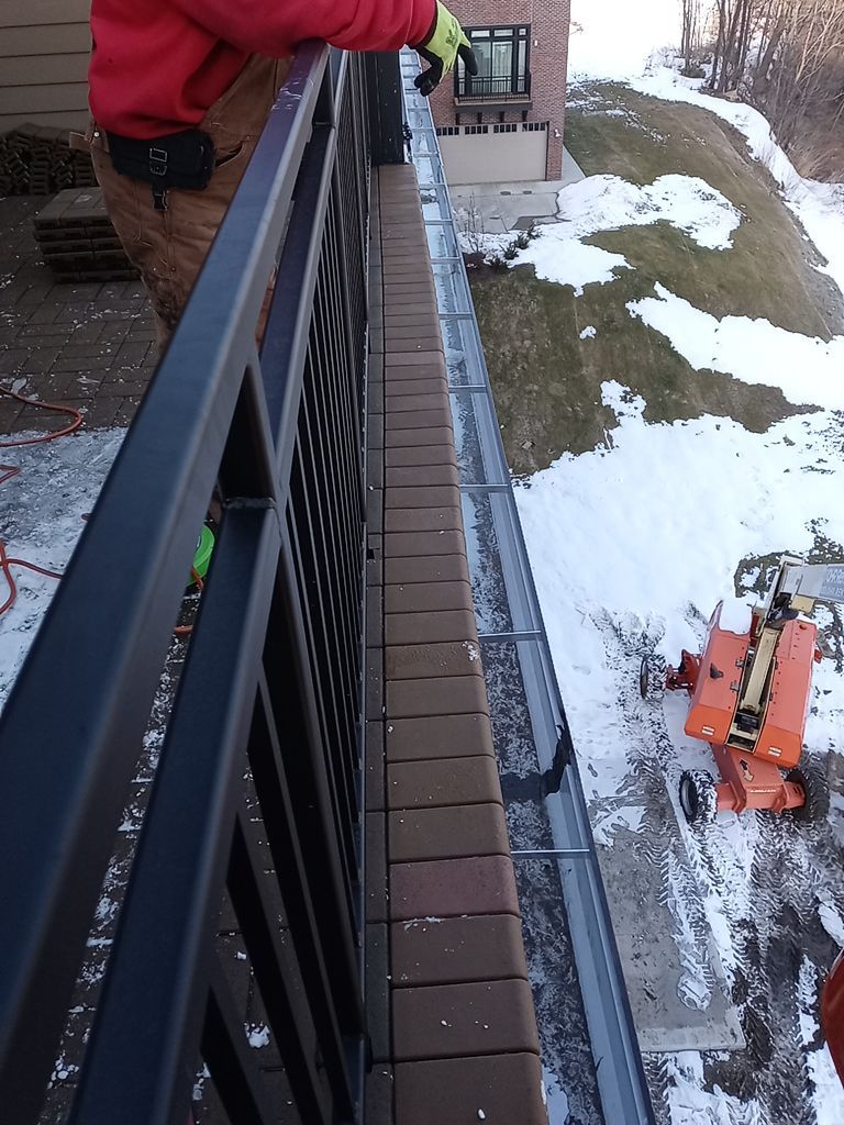 Paver install by Absolute Roofing and Construction