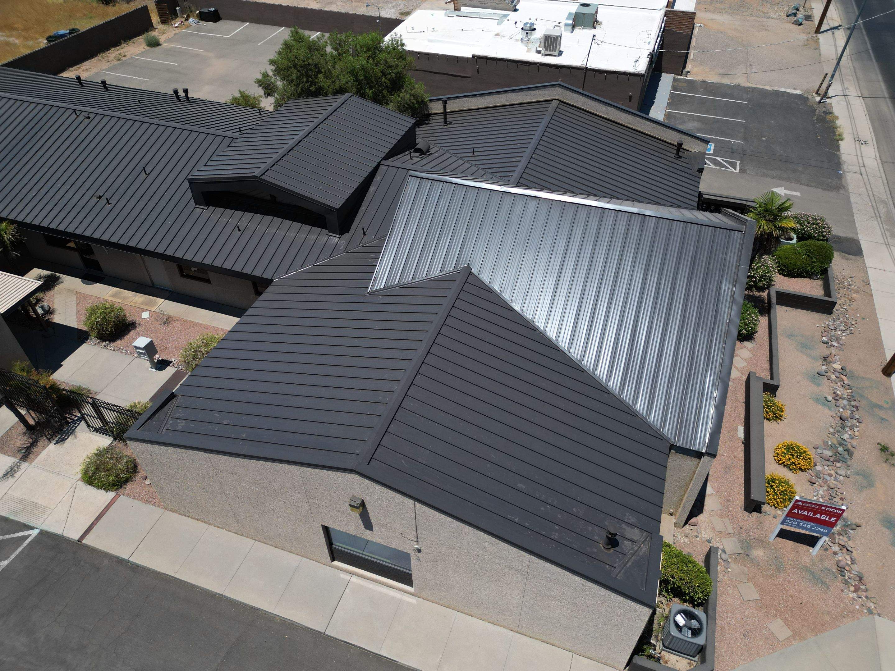 Burnished Slate Standing Seam by Reimagine Roofing