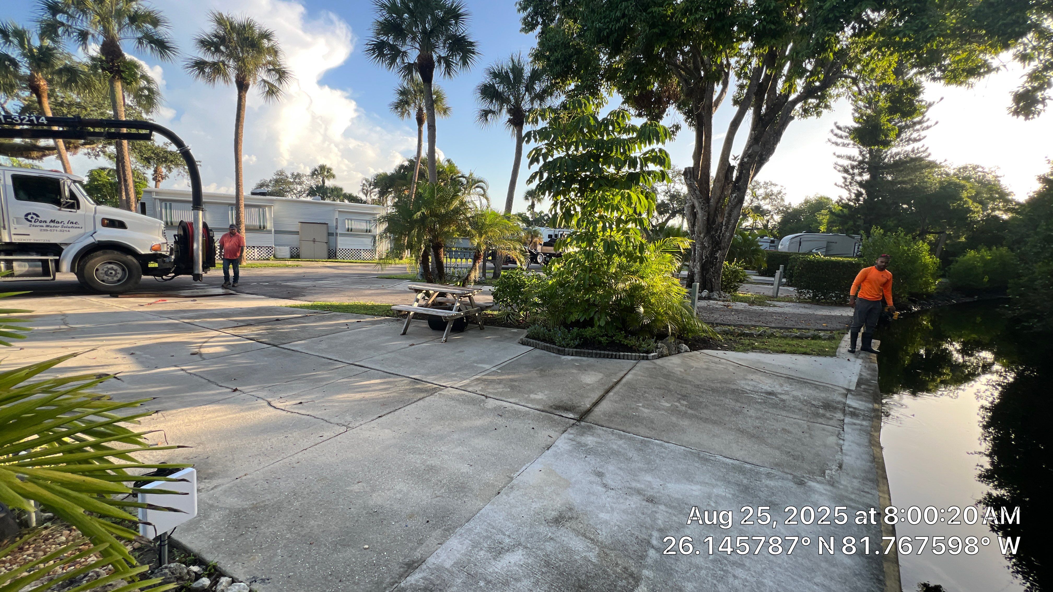 Naples RV Resort Stormwater System Maintenance  by Don Mar, Inc. Storm Water Solutions