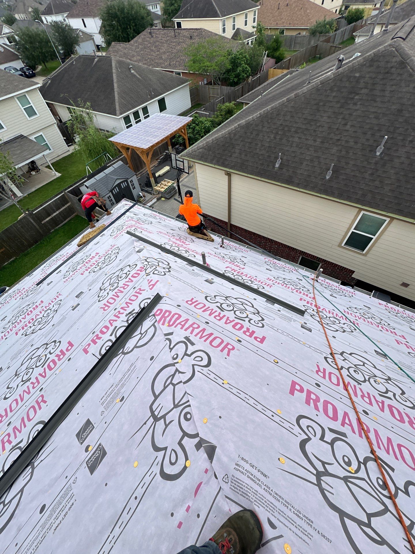 Project in Katy by Motion Roofing