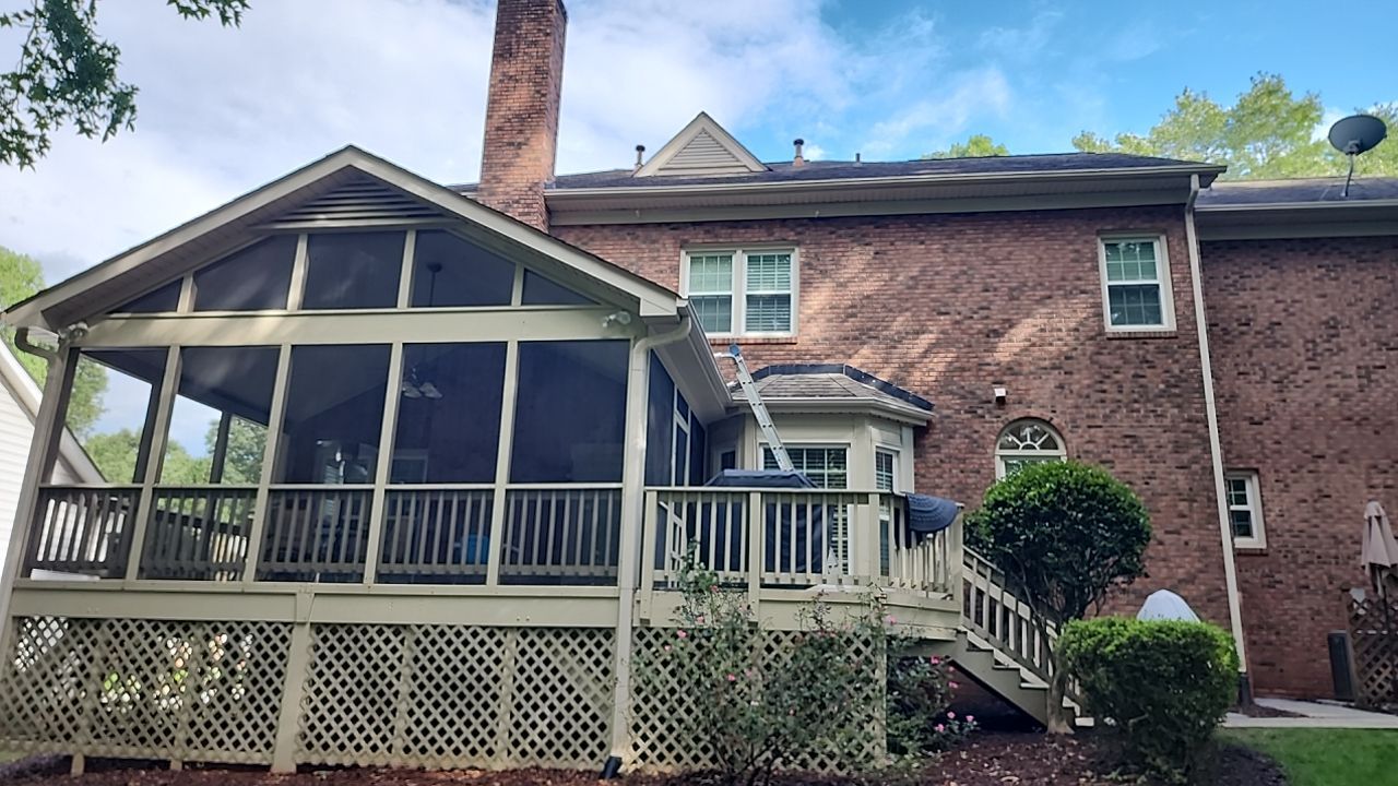 House Wash using cleaner by Power Wash Masters LLC