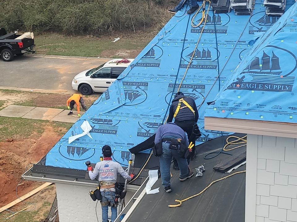 Residential Roofing Installation using Roof Replacement by American Roofing & Construction LLC