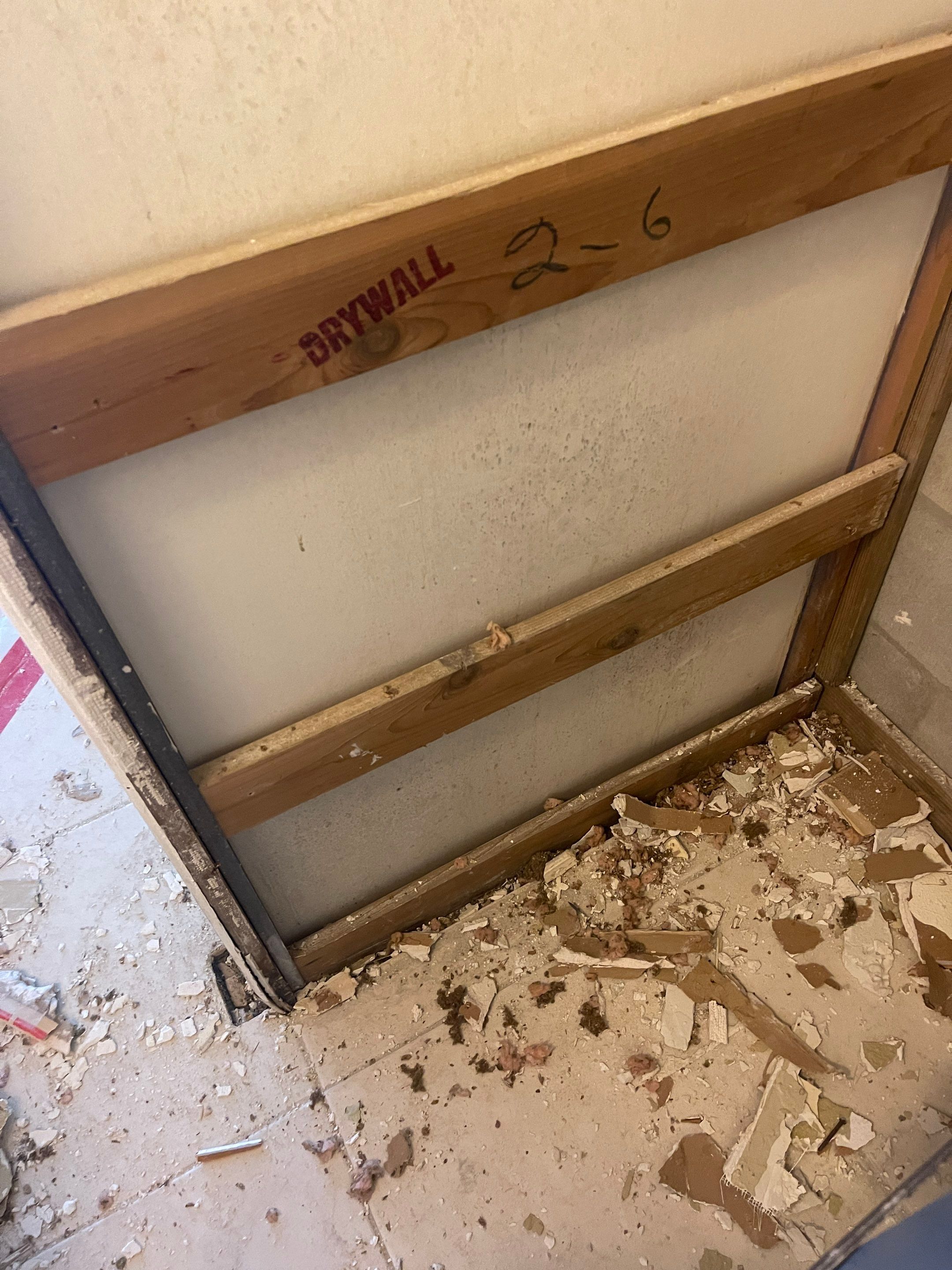 Mold remediation and rebuild of kitchen and living areas by Bay Coast Restoration 