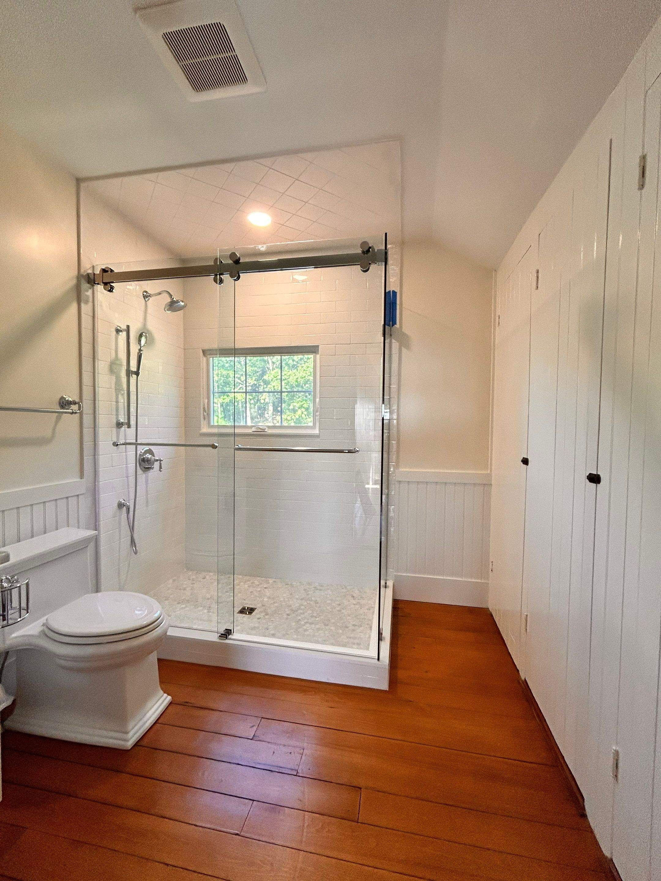 Multiple Frameless Showers by Cheshire Glass Company