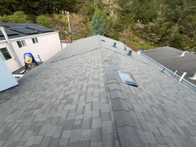 Completed roofing project by Alpha Eagle Roofing in Daly City, CA