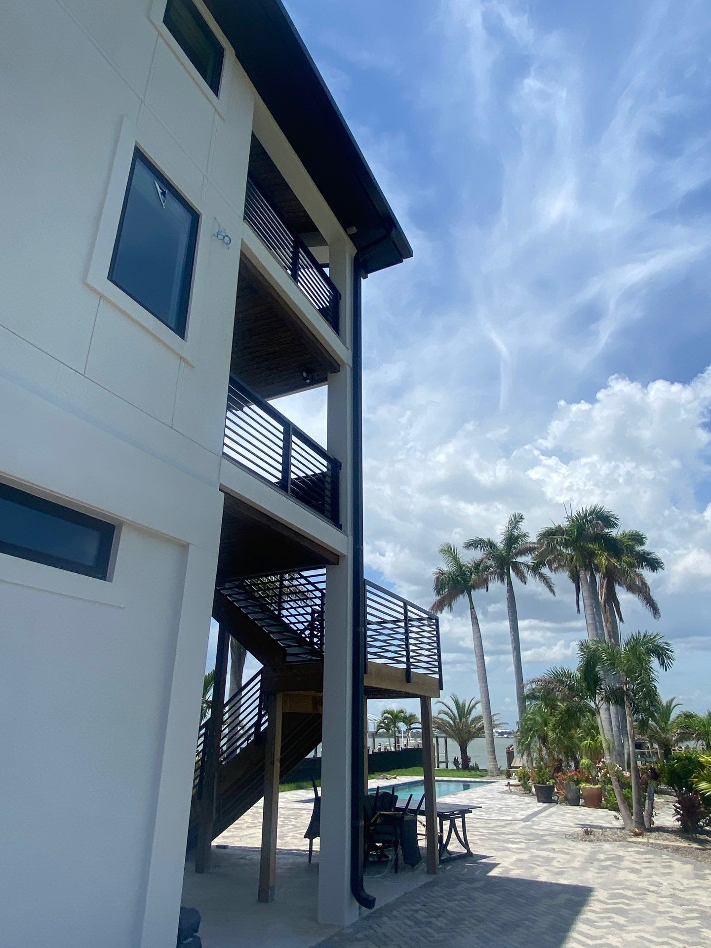 7-inch K-style Dark Bronze Gutters in Fort Myers Beach FL by Gutter Professors