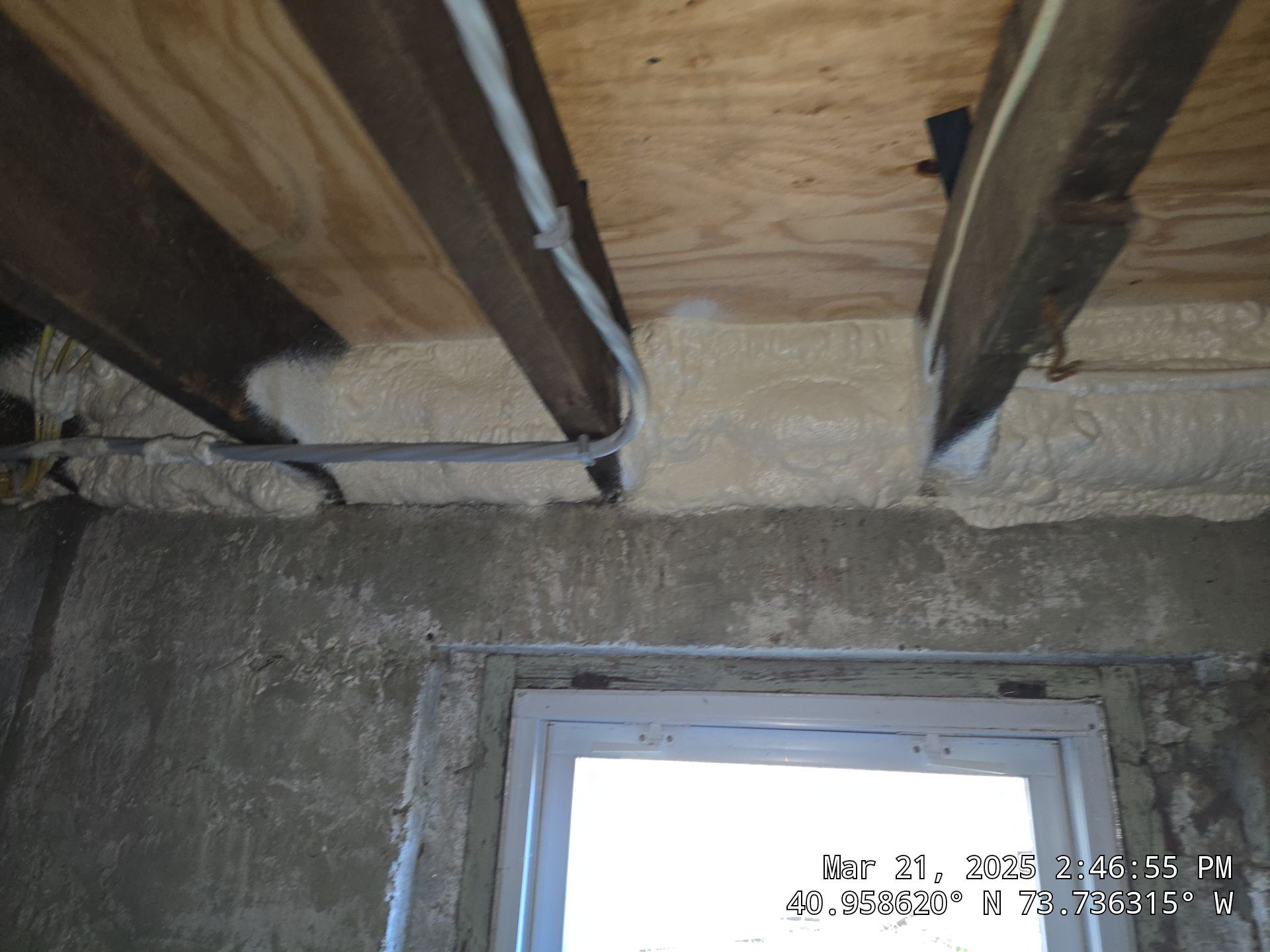 Attic Insulation using open cell spray foam by NYS Foam & Energy