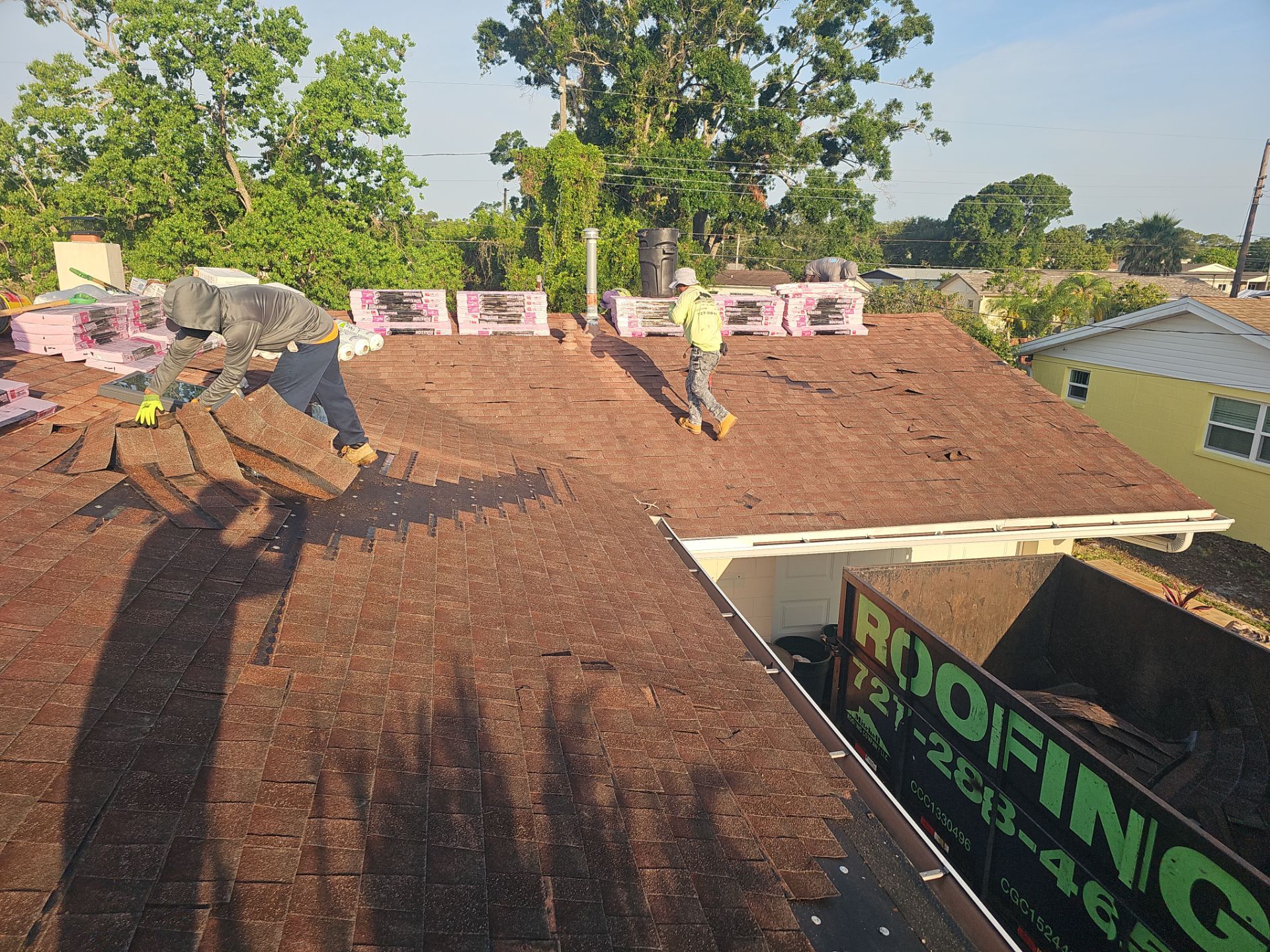 Project in Pinellas Park 33782 by Mitchell Roofing Company LLC 