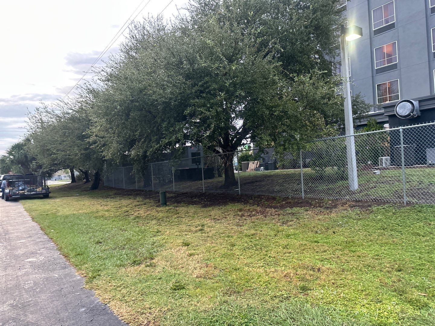 Commercial Chainlink Perimeter Fence Installation  by Asap fence and gates, LLC