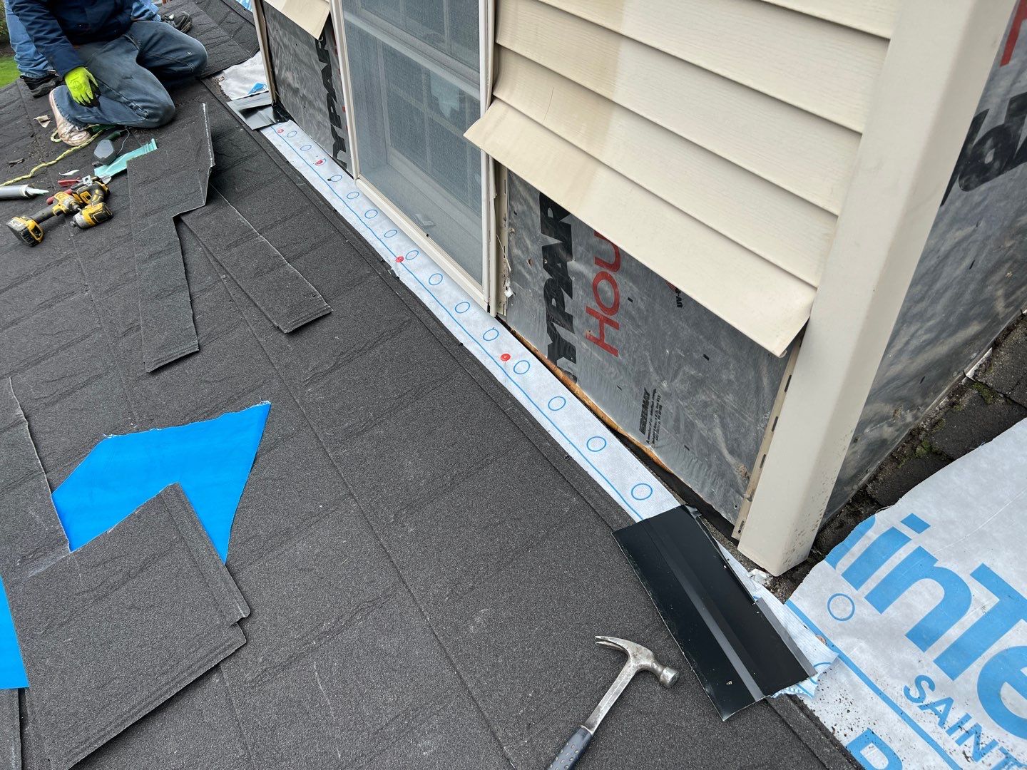 Residential Roofing Repair using Metstar Stone Coated Charcoal by Nitro Roofing and Construction