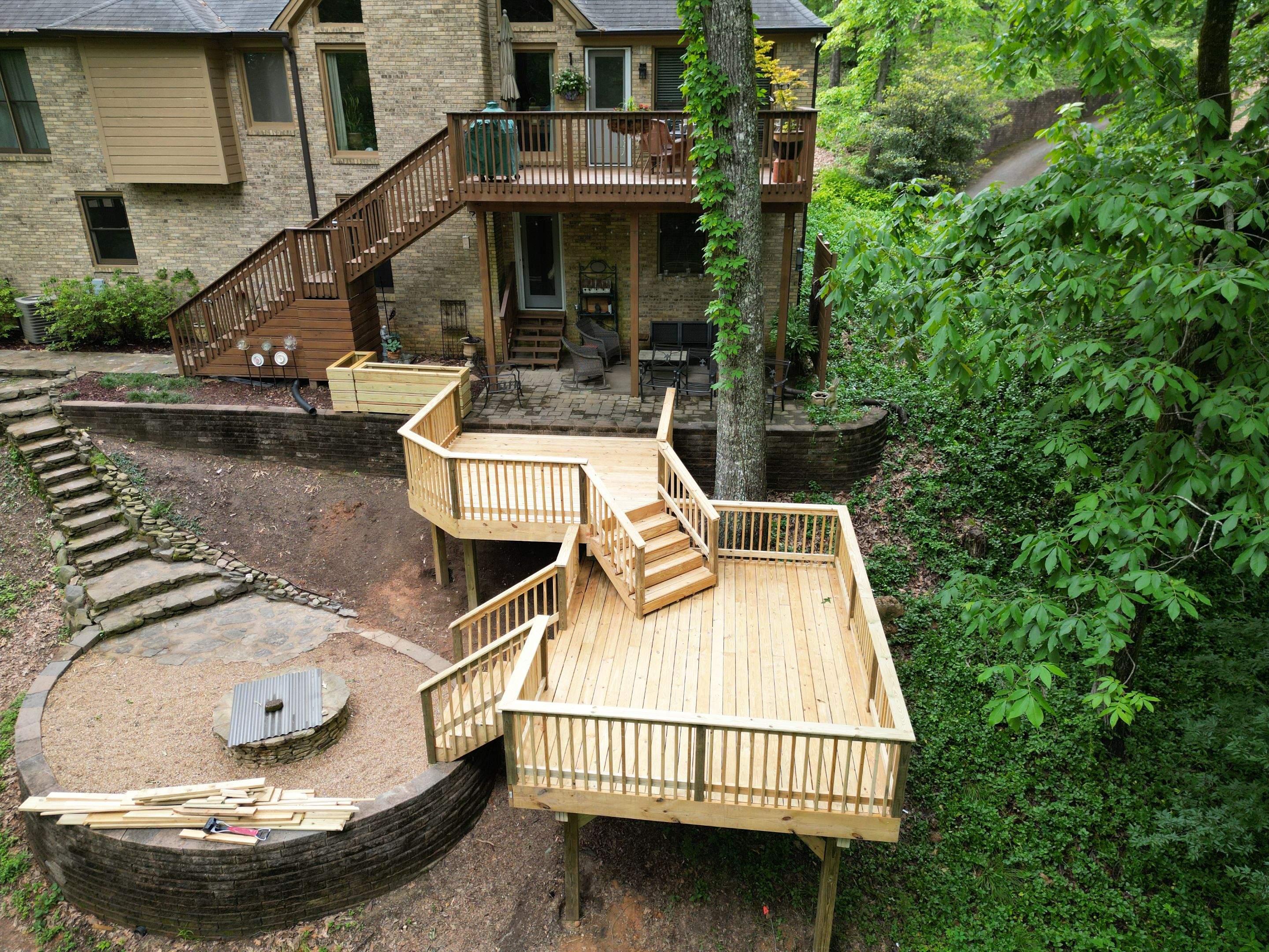 Riverchase - Tiered Deck by Pillar and Pine