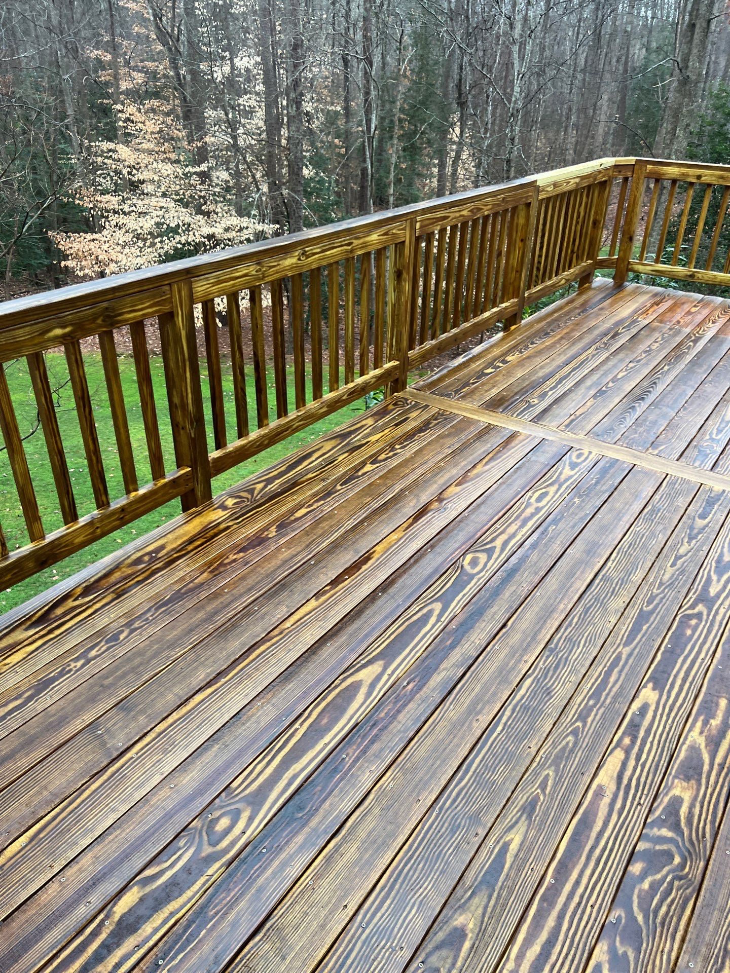 Multi level Deck coated with Wood Sealant by DuraSeal