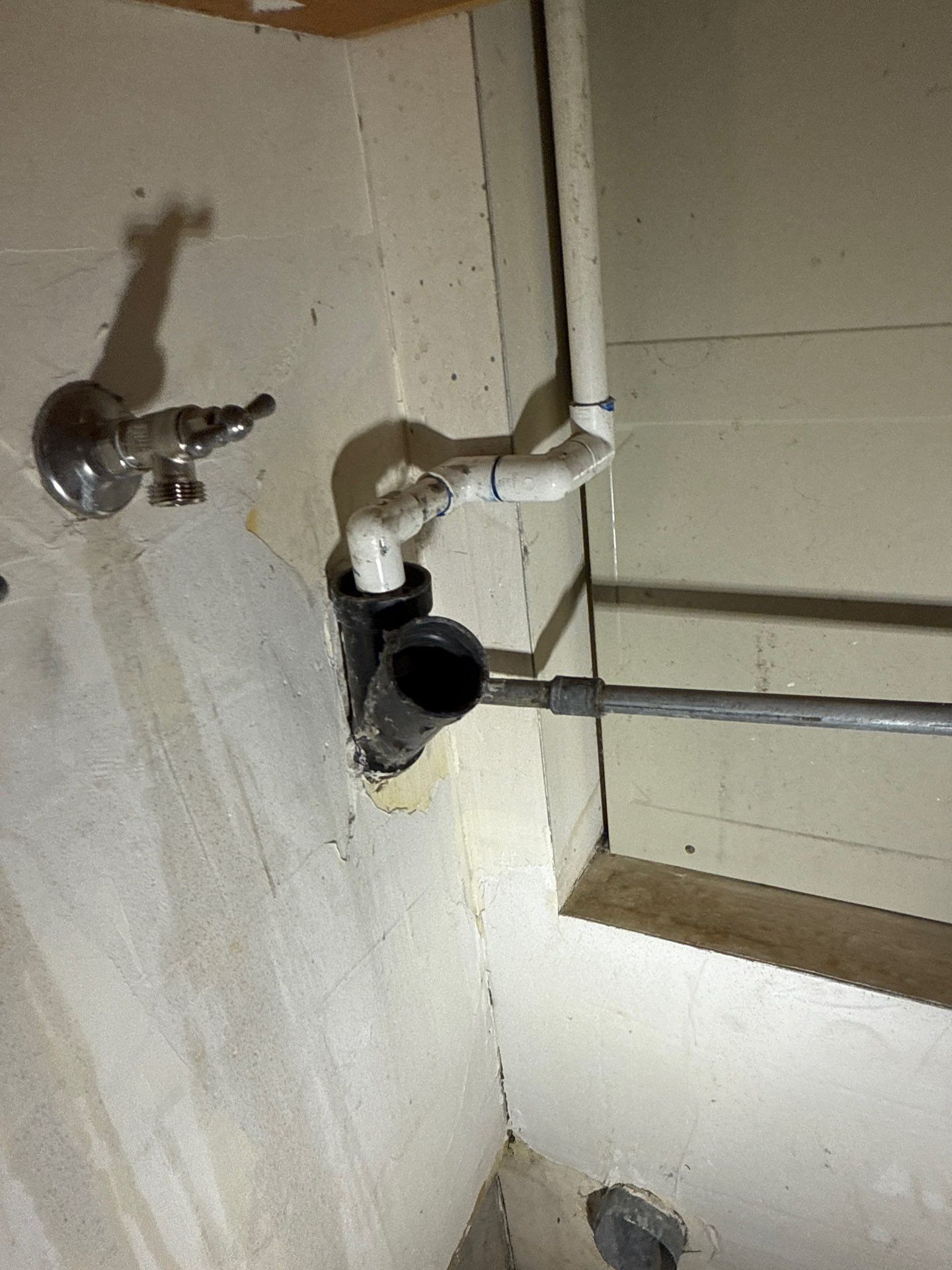 Washer & Dryer Faucet Installation with Pipe Inspection by Us Plumbing 