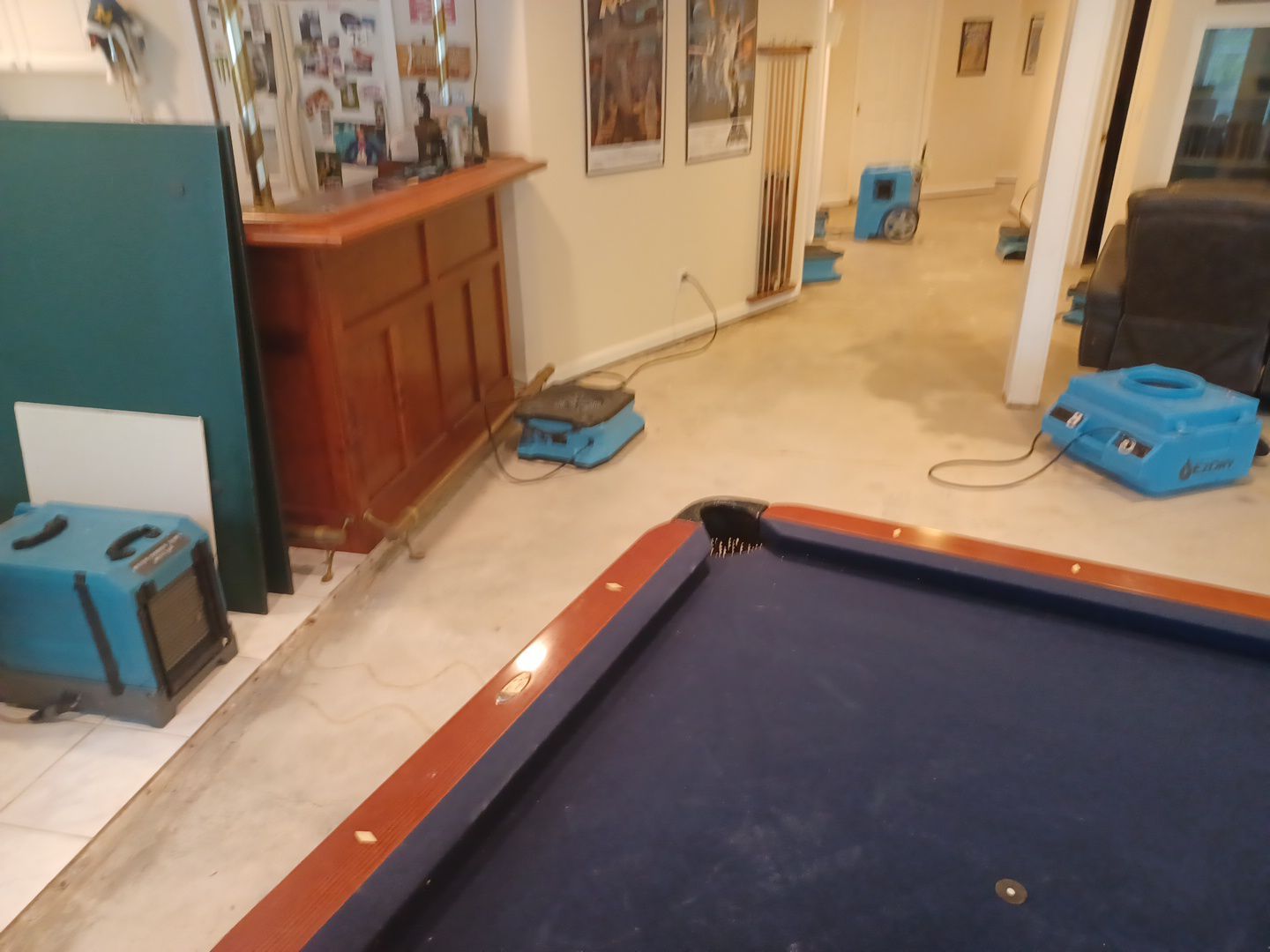 Project in Village of Clarkston by EzDry Water Mitigation & Property Restoration