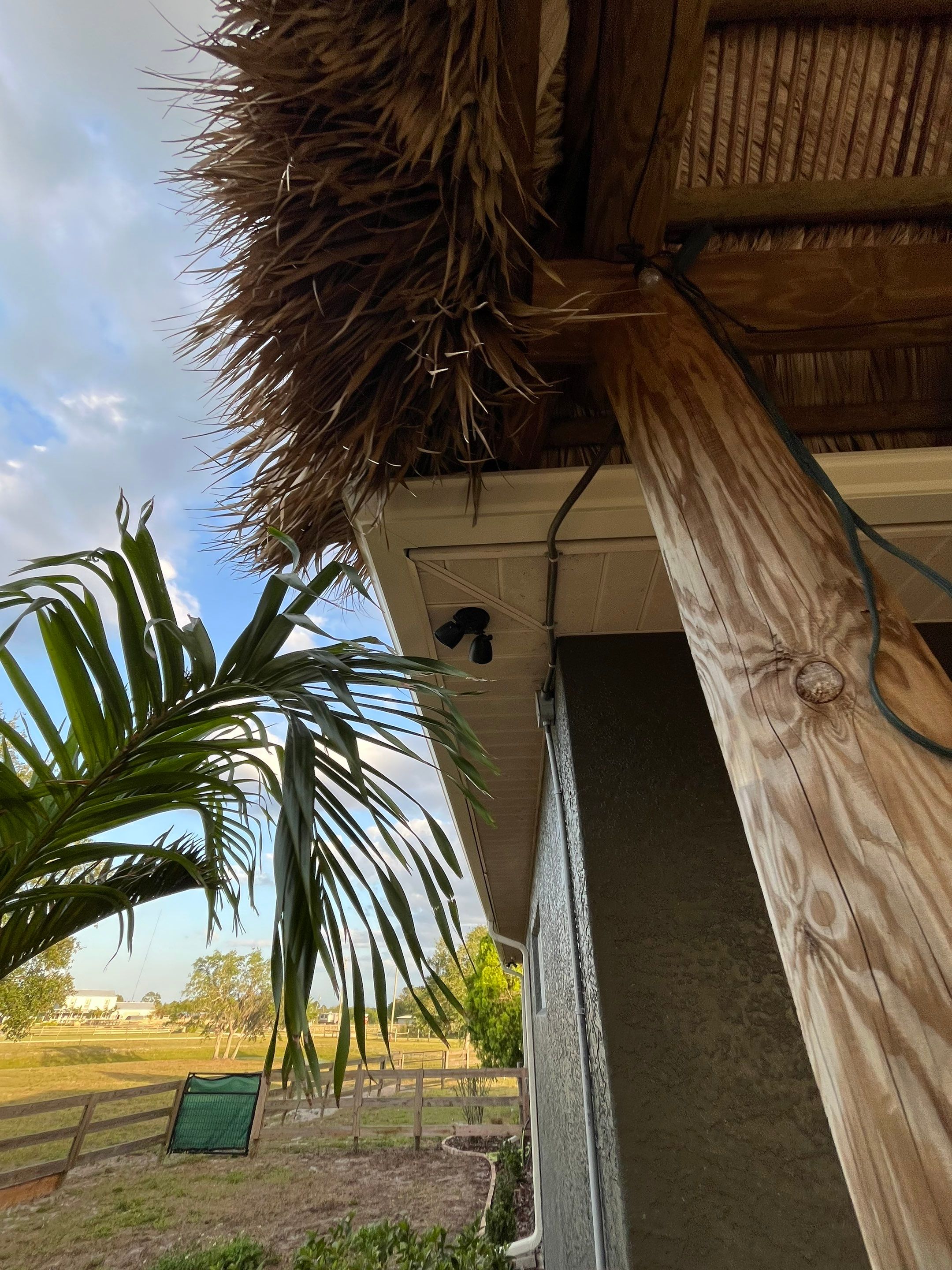  7-inch White seamless gutters and downspouts in Myakka City FL by Gutter Professors