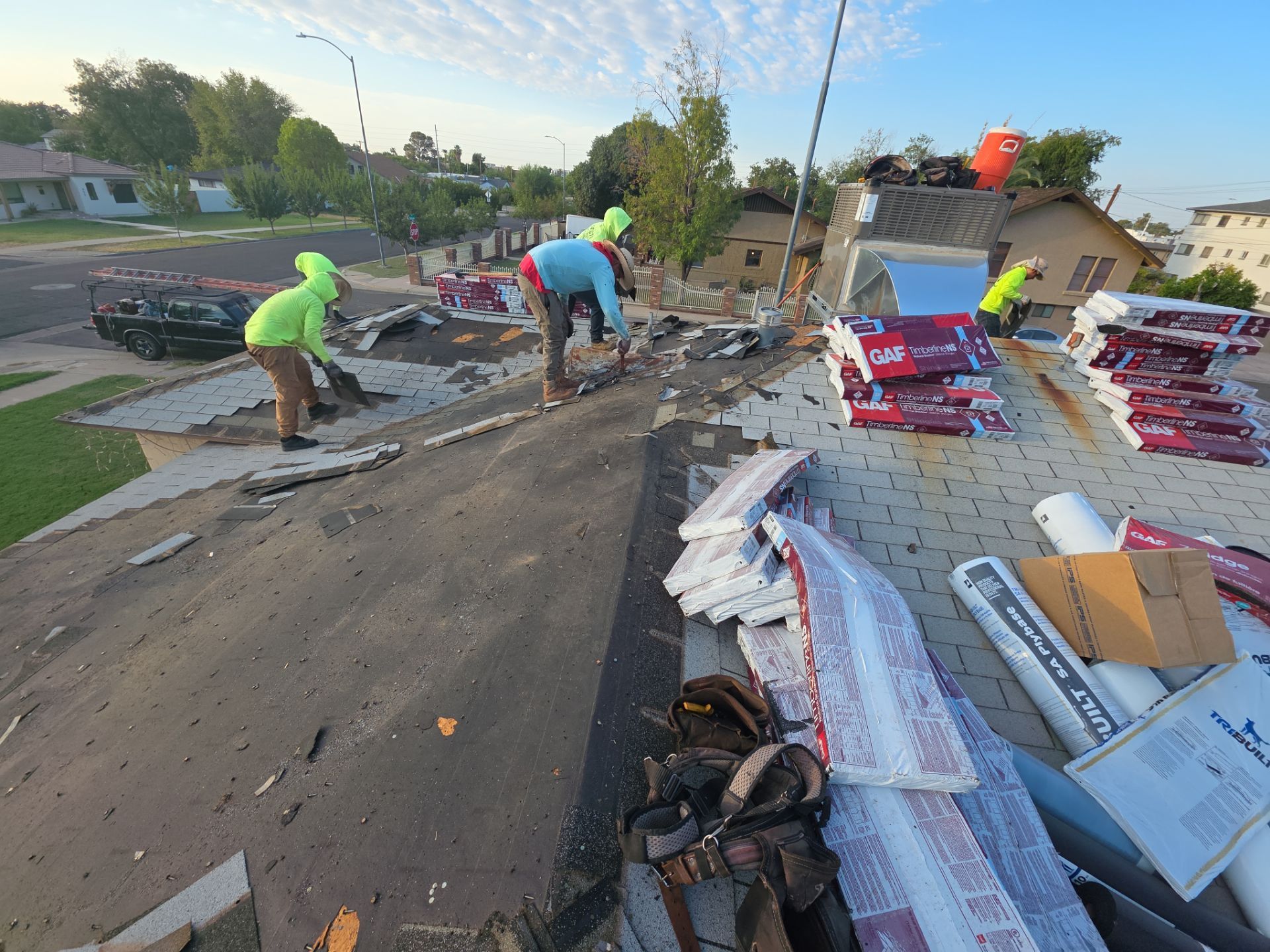 Residential Roof Install using GAF by Weather-Tite Roofing