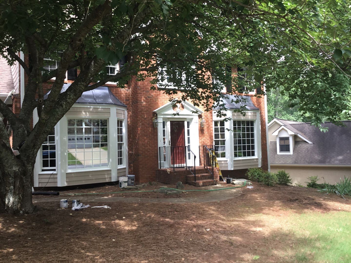 Exterior Painting and Bay Window Upgrades in Alpharetta by Swift Home Renovations