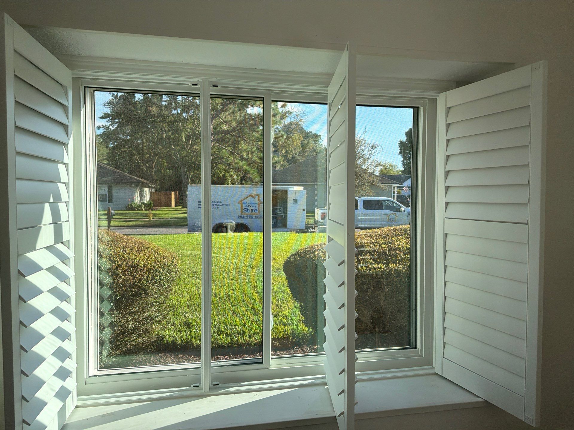 Custom Window Replacement and Plantation Shutter Installation in Jacksonville by Windows & Doors Store