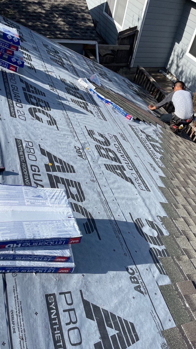 Commercial Roof Replacement using GAF shingles by Elite Roofing LLC