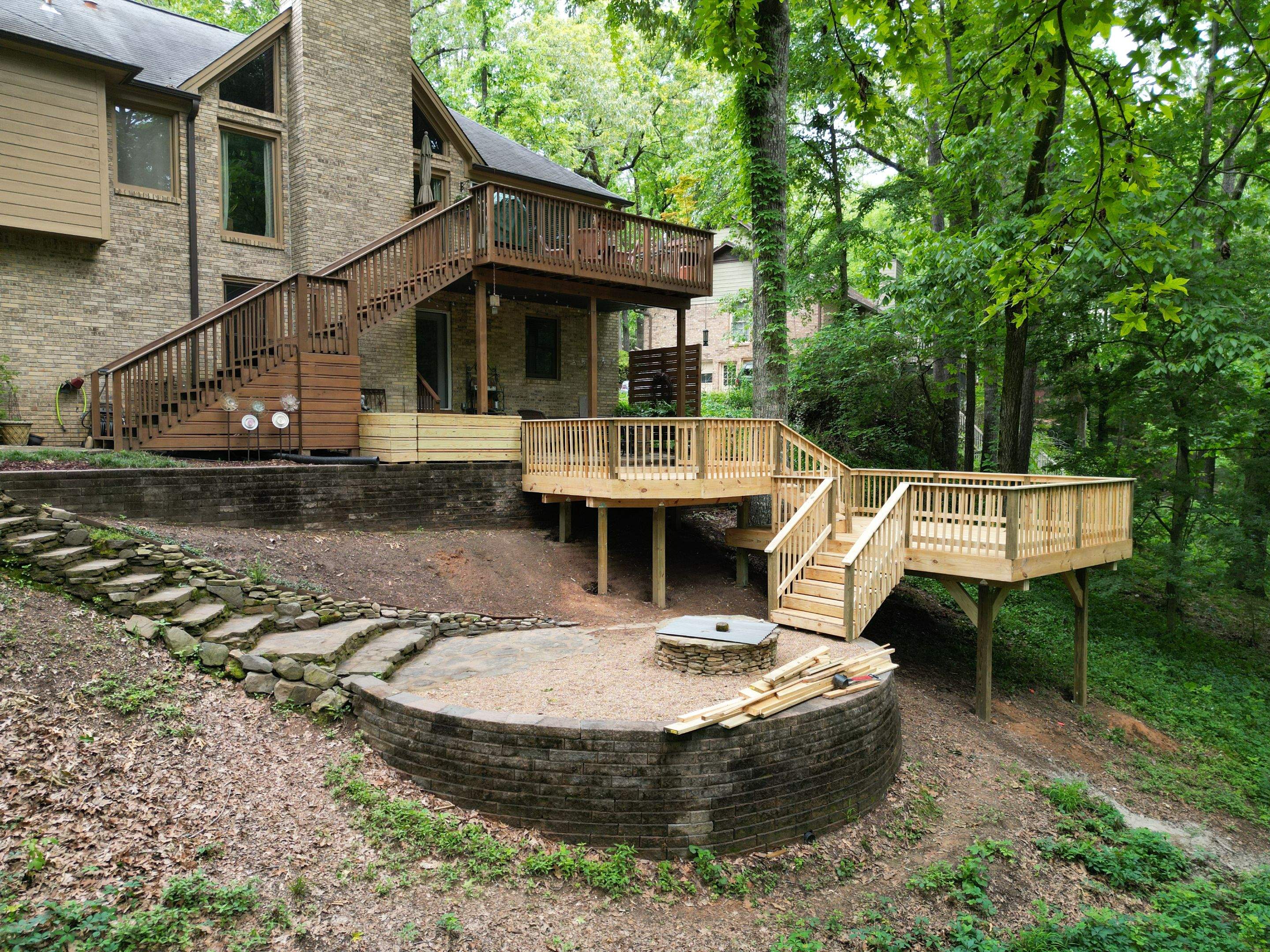 Riverchase - Tiered Deck by Pillar and Pine