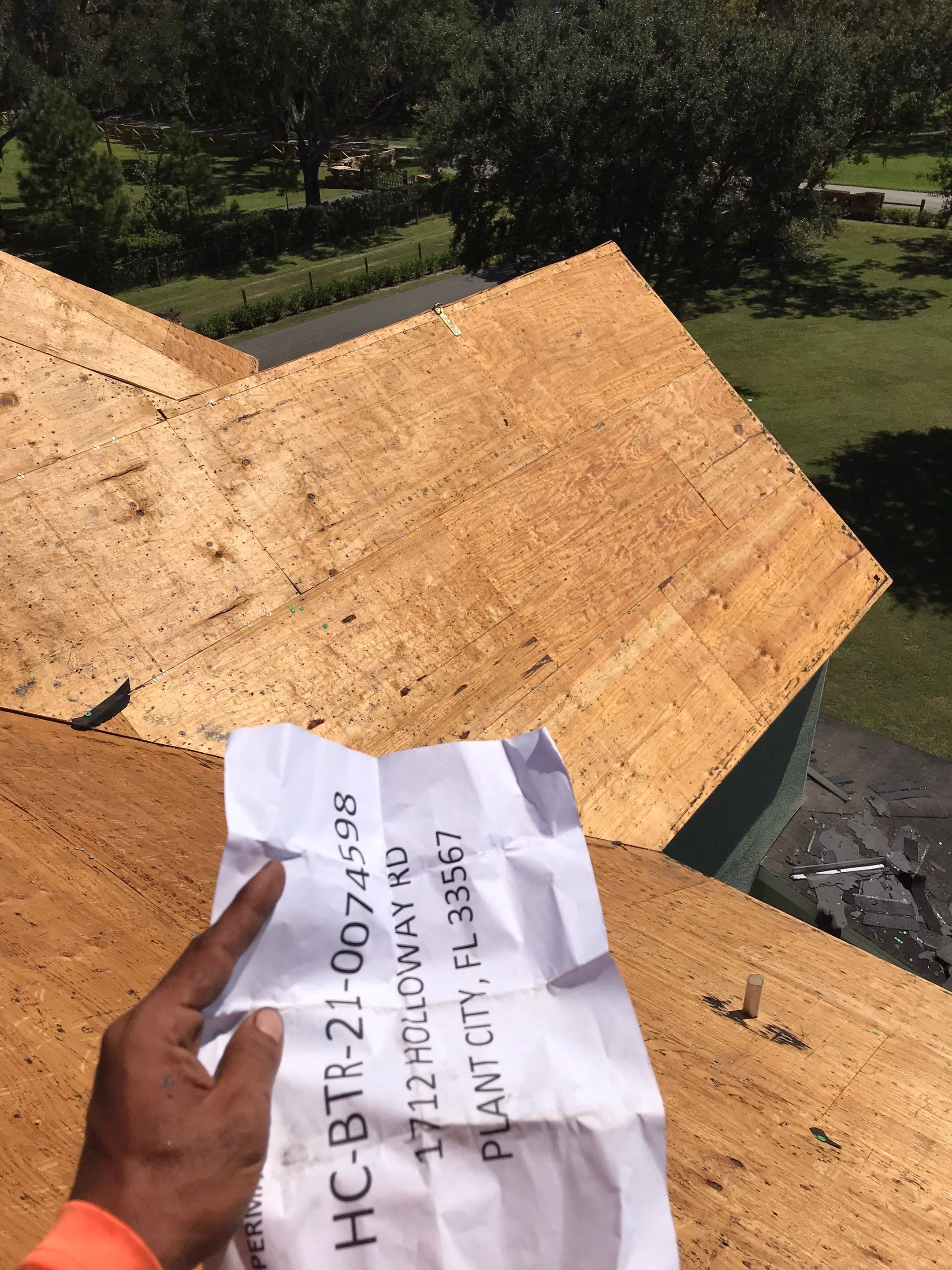 Residential Roofing Installation using GAF HDZ Shingles by Protek 