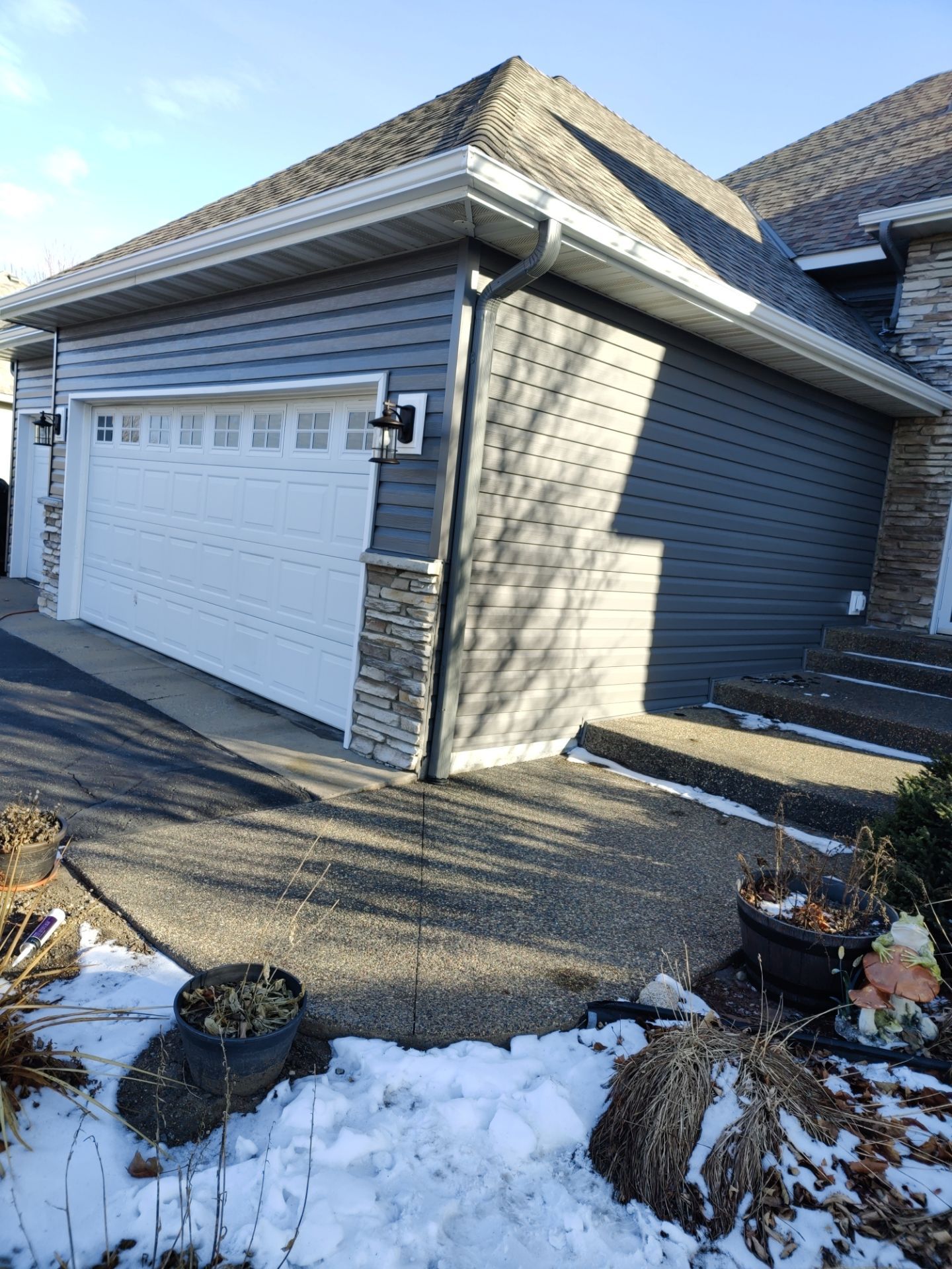 5" Gutters in Sartell by Next Level Seamless Gutters / Exteriors Inc.