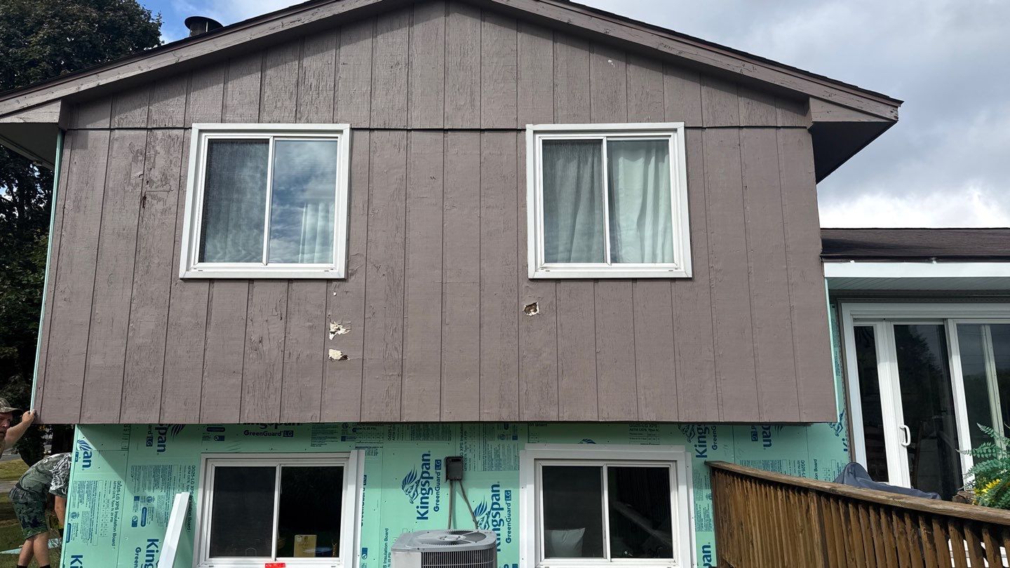 Siding Replacement using Alside D5" Tuscan Clay by 180 Contractors