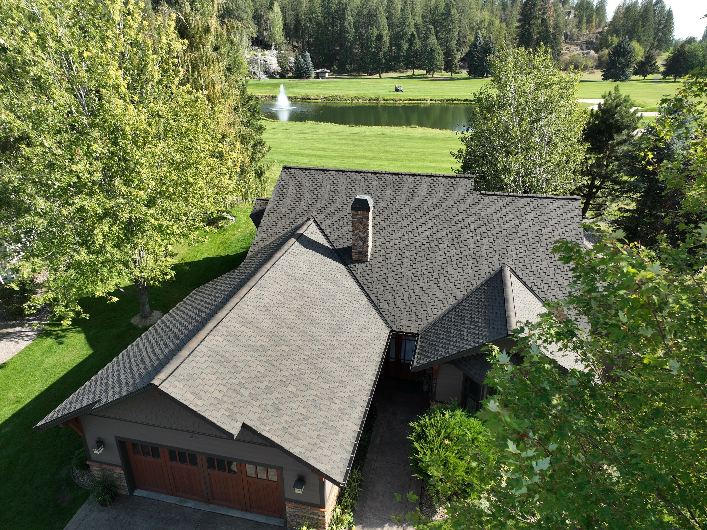 GAF Grand Sequoia - Autumn Brown Blend  by Montana Roofing Solutions
