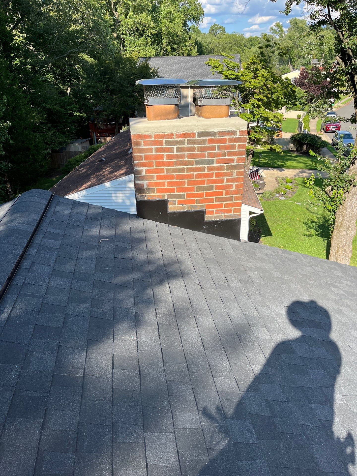 Burke: Residential Roof Installation with CertainTeed Landmark Pro Designer Shingles in Max Def Charcoal Black by RM Banning, Inc.