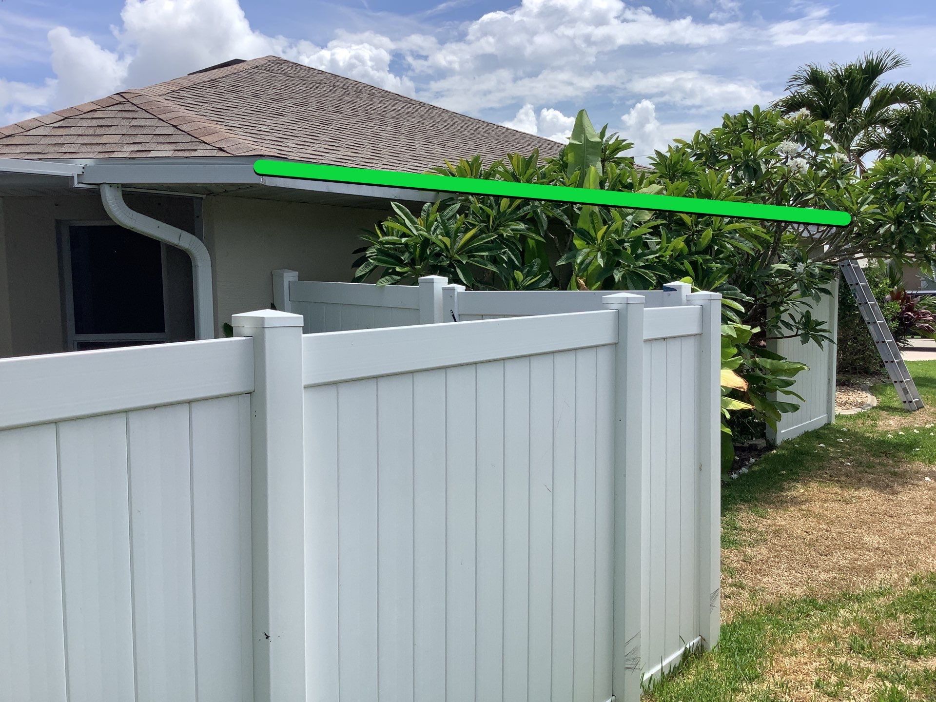 Soffit and Fascia Installation using Vinyl Soffit by Gutter Professors