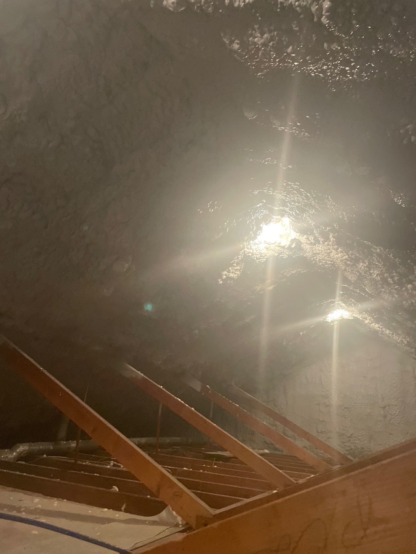 Attic Insulation using open cell spray foam by NYS Foam & Energy