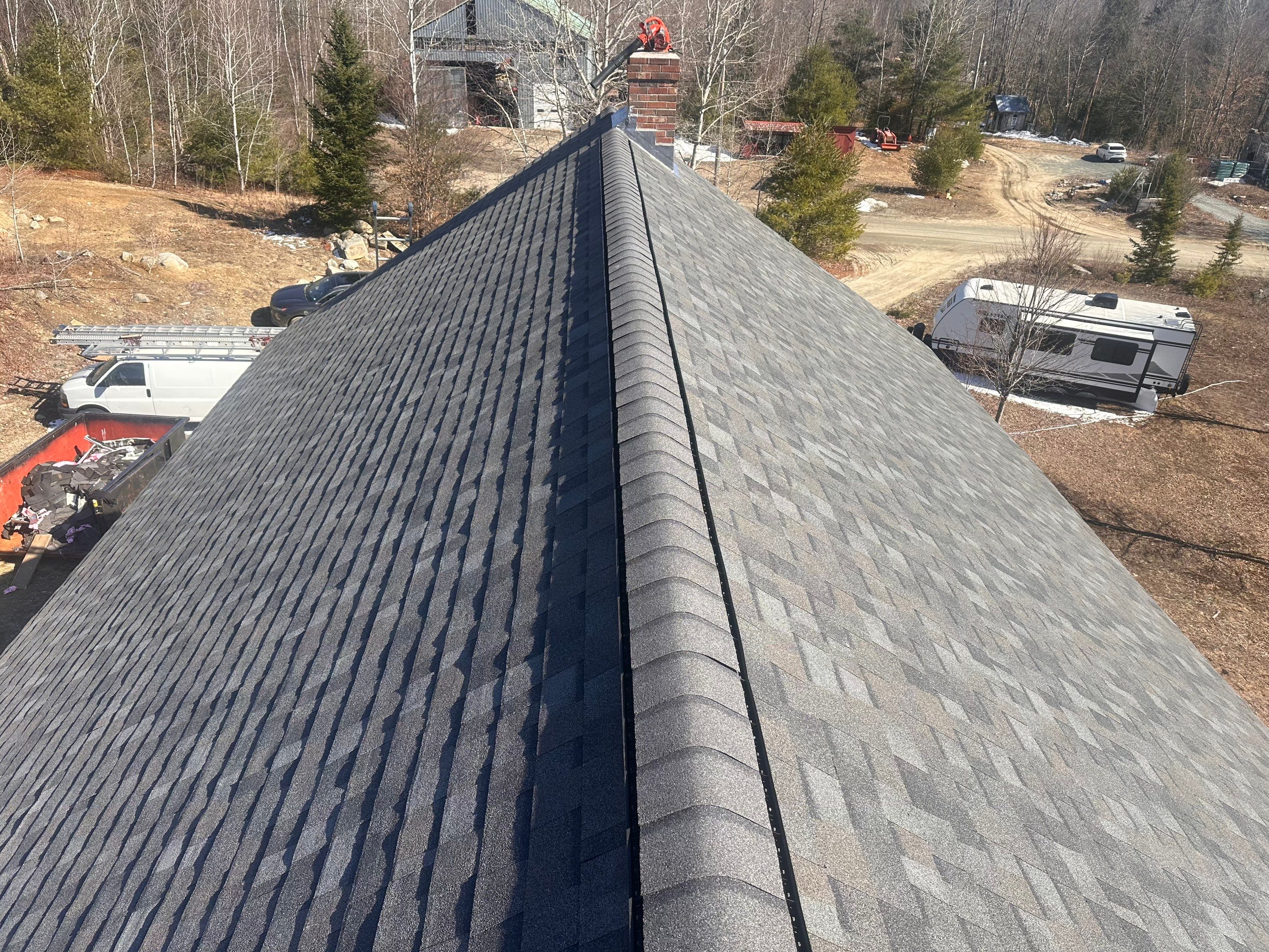 Owens Corning Duration Asphalt Roof Replacement in Canaan, NH by Tall pine roofing