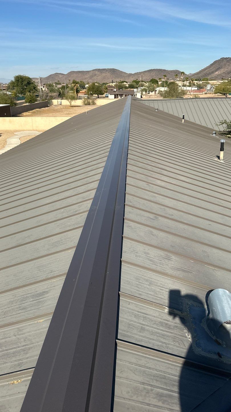 Matte Gray Standing Seam by Reimagine Roofing
