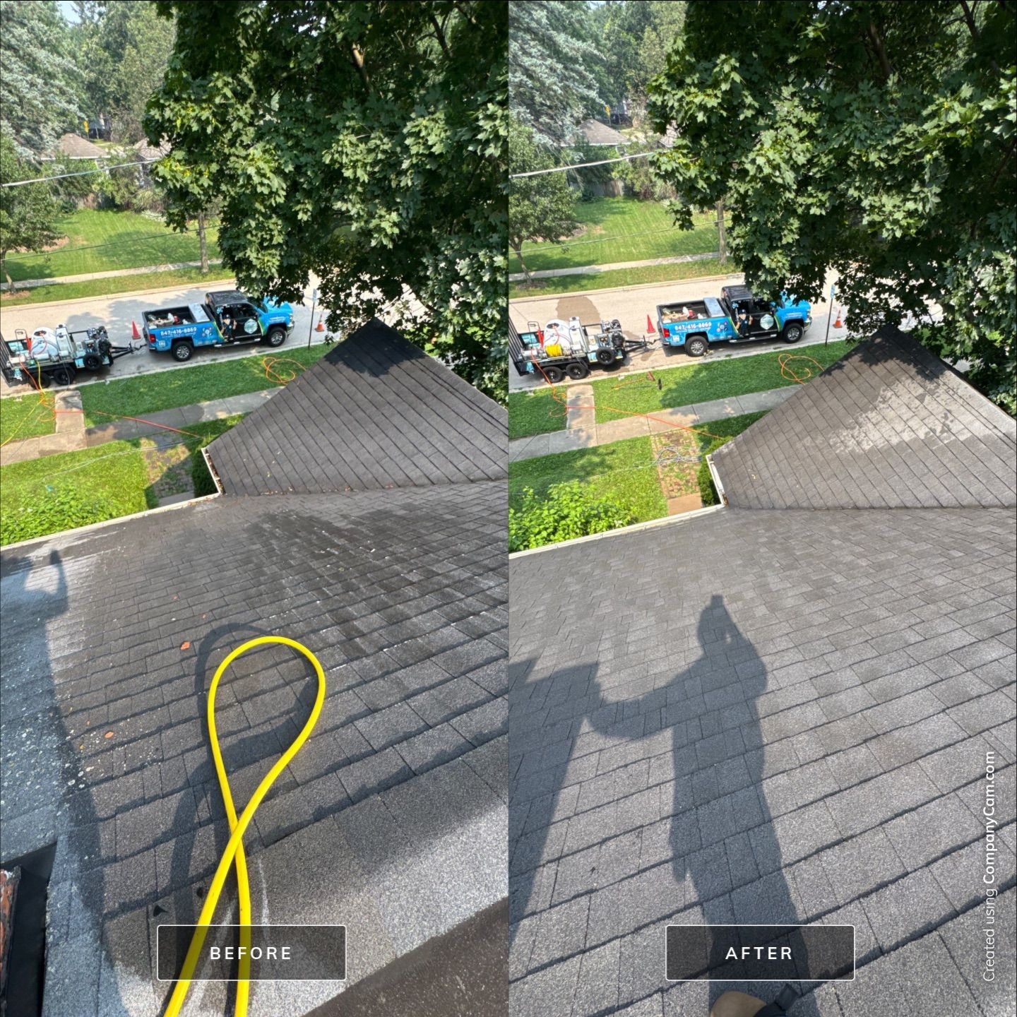 Project in Crystal Lake by Simmons Power & Soft Washing