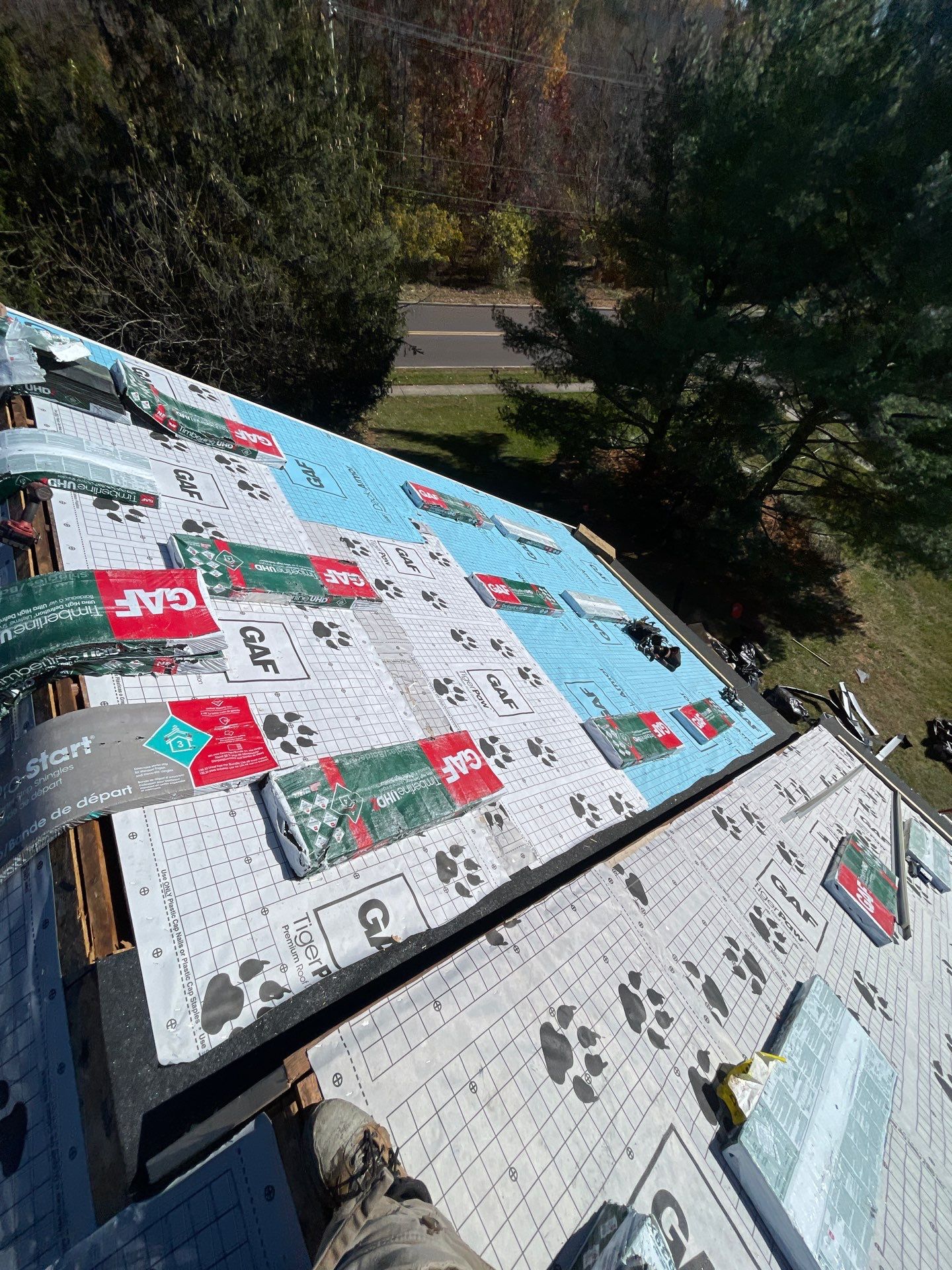 Full Exterior Renovation with GAF Roofing System in North Wales by North Star Roofing