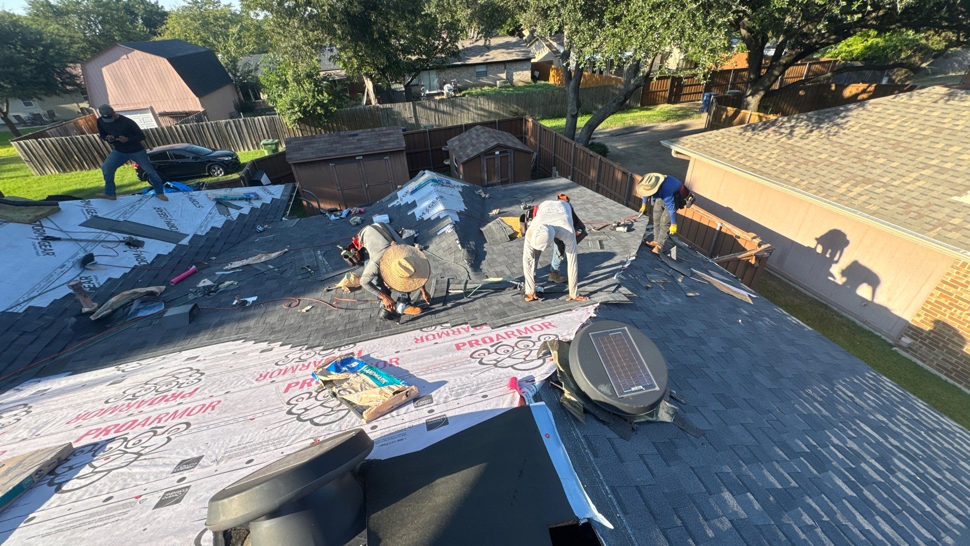 Project in Garland by Rhino Roofing and General Contracting, LLC