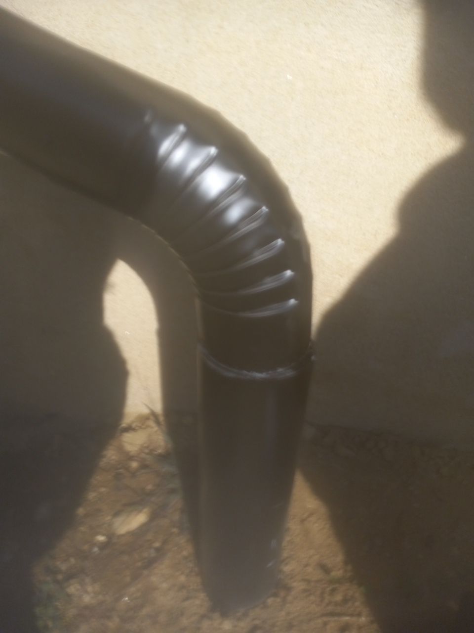 Black Gutters in wesport by A Plus Exterior