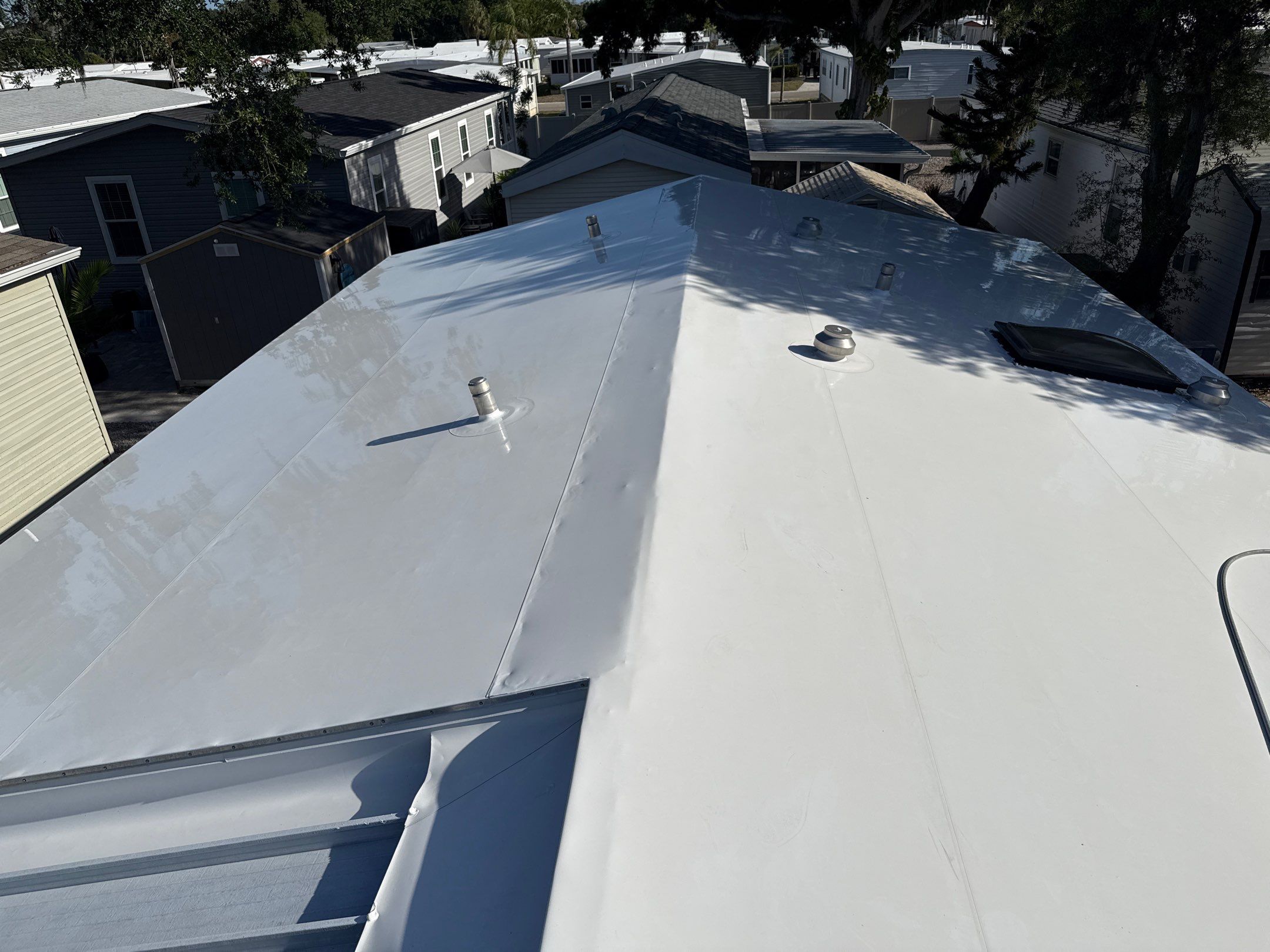 TPO Membrane & Metal Roof Cleaning in Fisherman’s Cove RV Park, Terra Ceia, FL | Sunshine AquaWash by Sunshine AquaWash