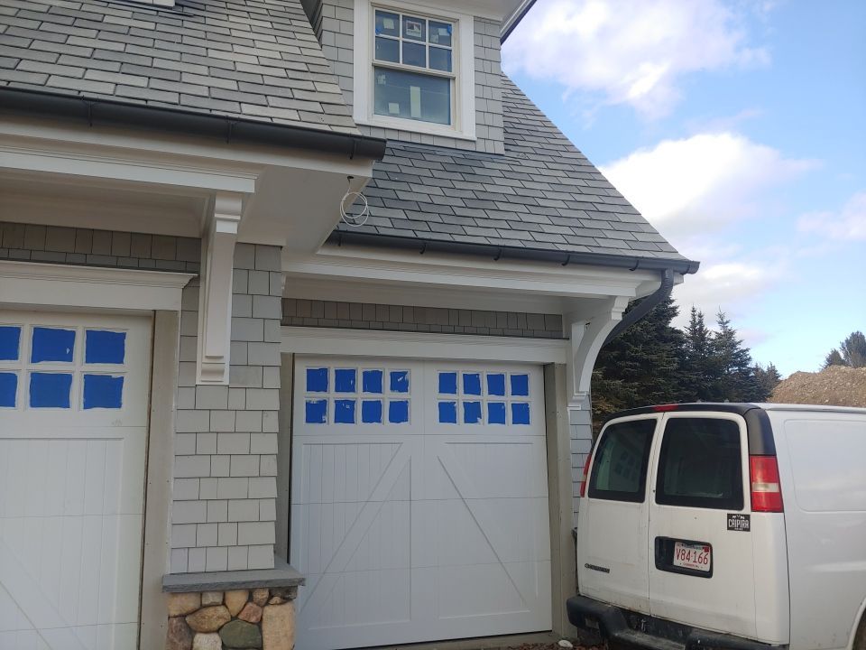 Gutter Installation using Half Round Aluminum Gutter in Natick, MA by Gutter Pro Enterprises