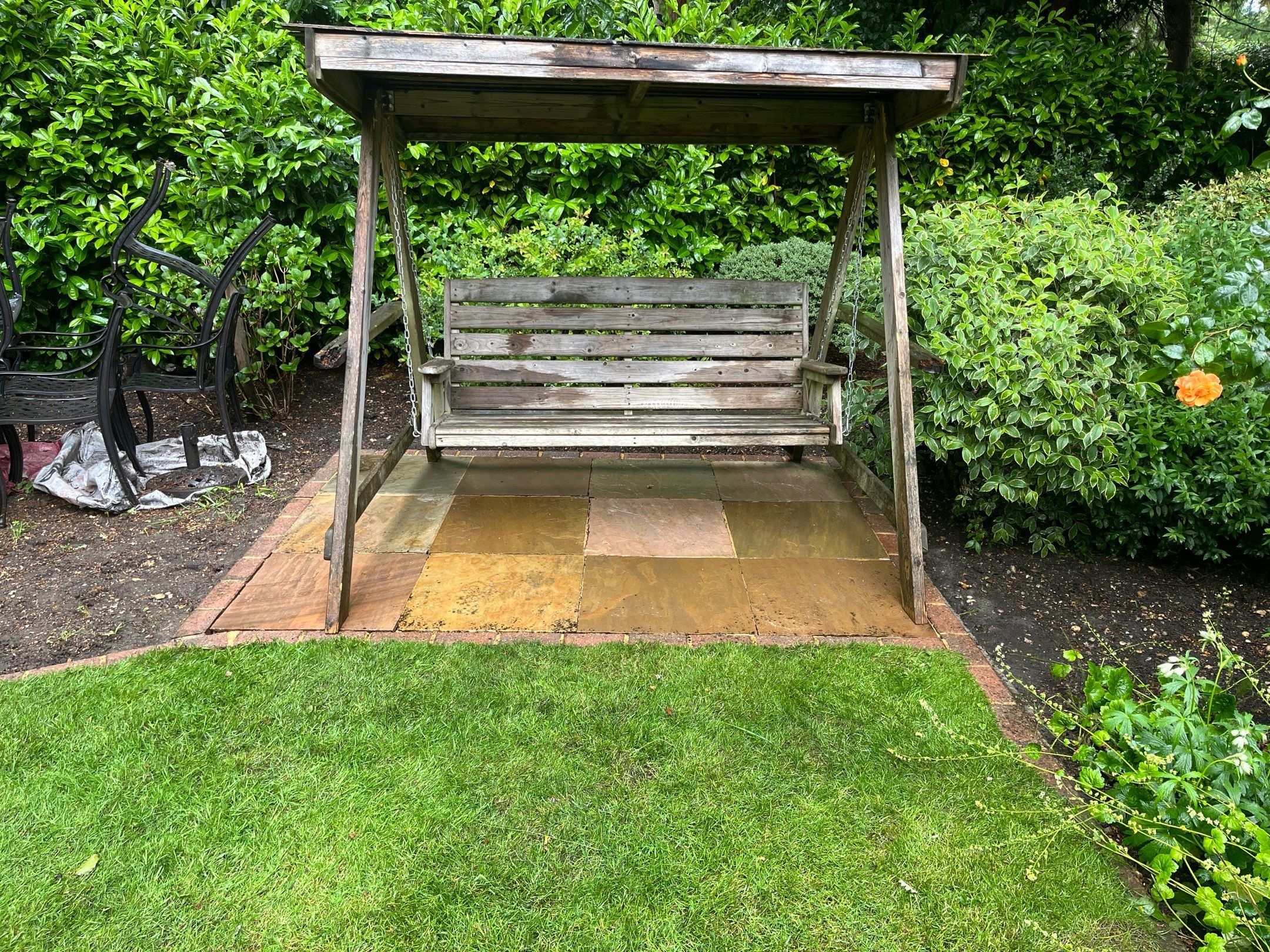 Patio Clean using 18inch Whirlaway FSC by Ges Exterior Cleaning ltd