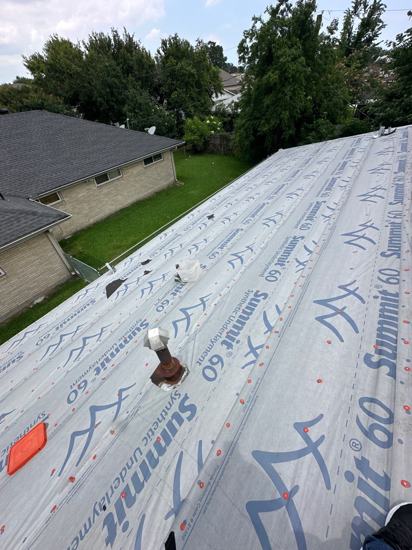 Project in Terrytown by Robertson Roofing & Siding Inc