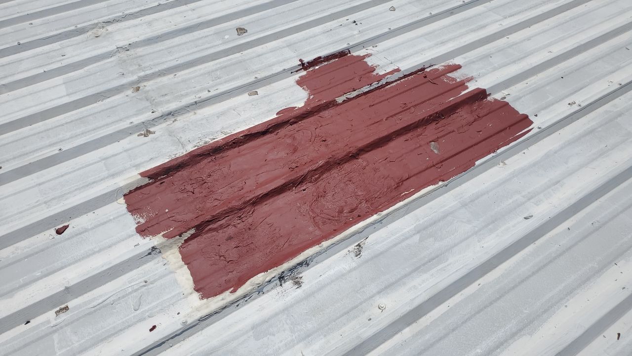 Commercial Roofing Installation using GAF 10 Year Acrylic System by Lighthouse Roofing