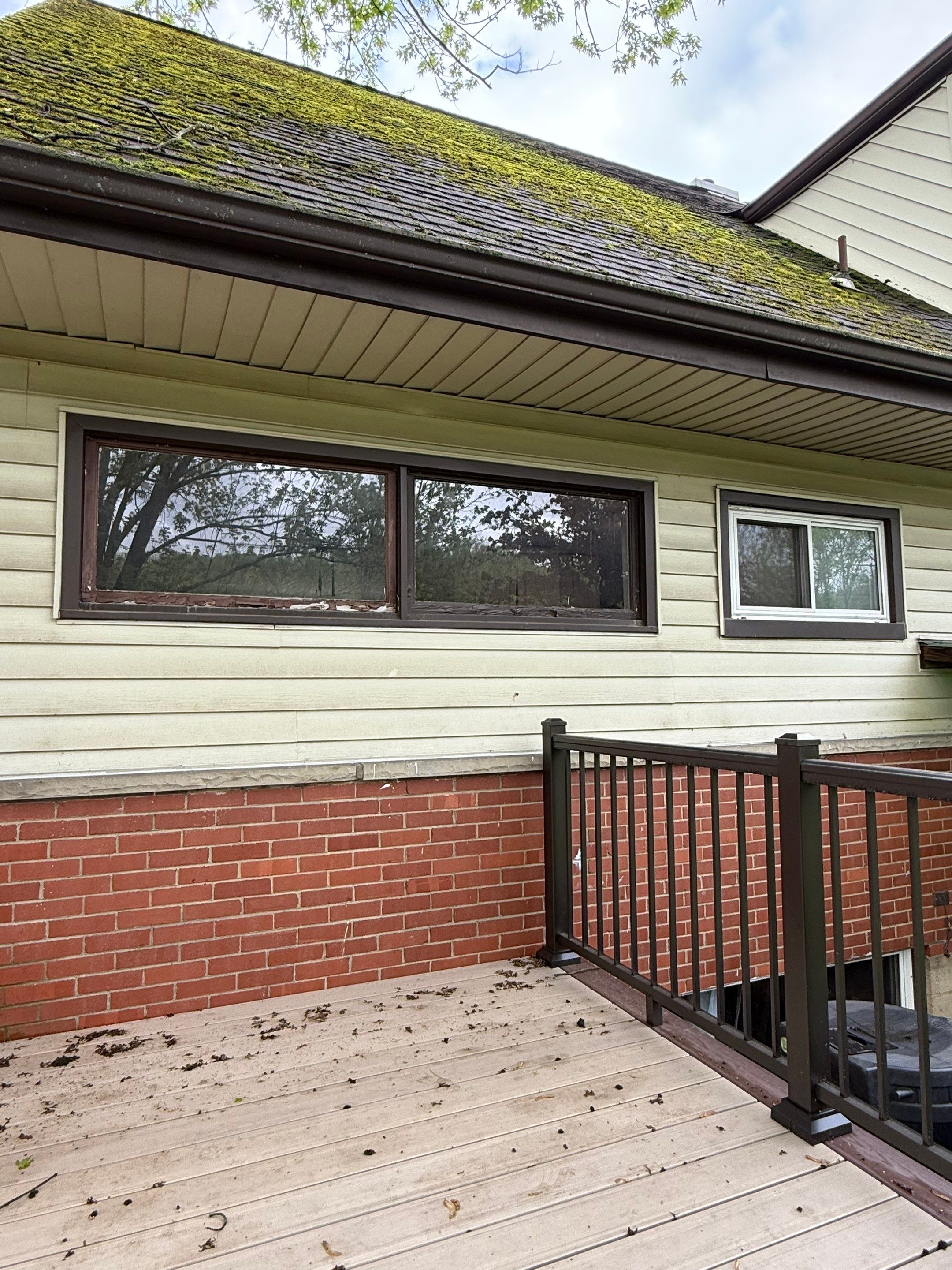 Deck and door install by Cousins Roofing Siding & Decks