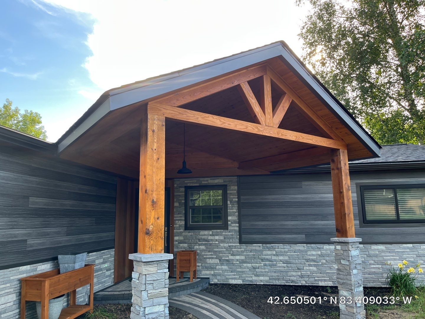 Siding Replacement using Alside Gray Oak by 180 Contractors