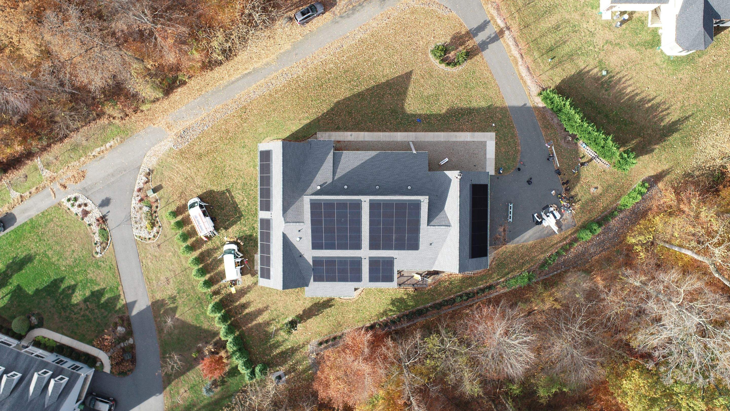 Solar Roof using GAF Decotech integrated panels by American Home Contractors