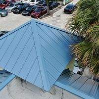24ga 1" Nail-Strip Slate Blue  by Total Roofing System The Metal Roof Experts