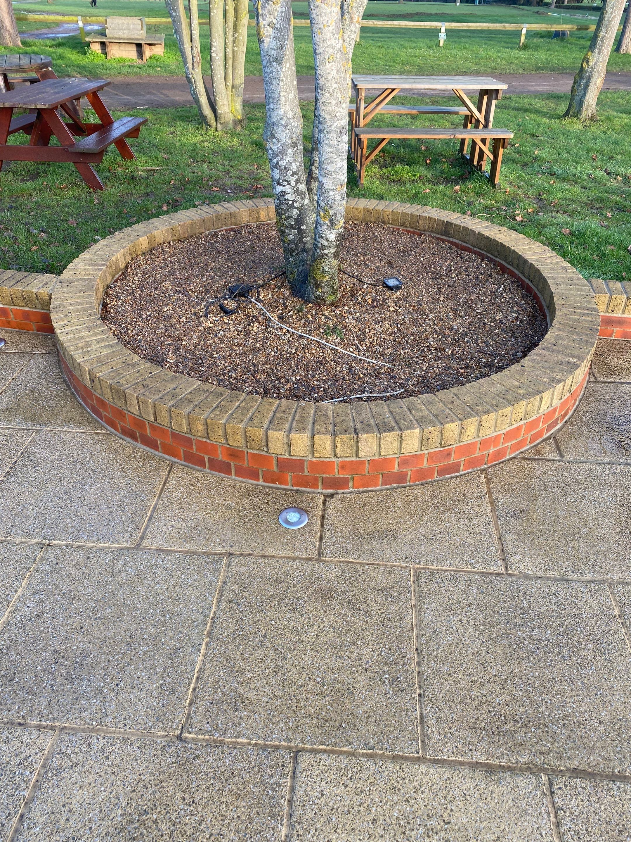 Patio Area Spring Clean using Mosmatic Flat Surface Cleaner by Ges Exterior Cleaning ltd