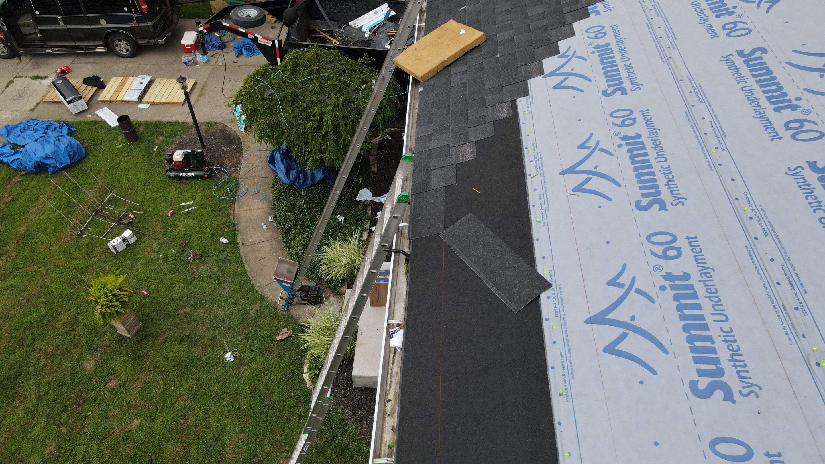 Residential Roofing Installation using Atlas Pristine by Tamlin Roofing